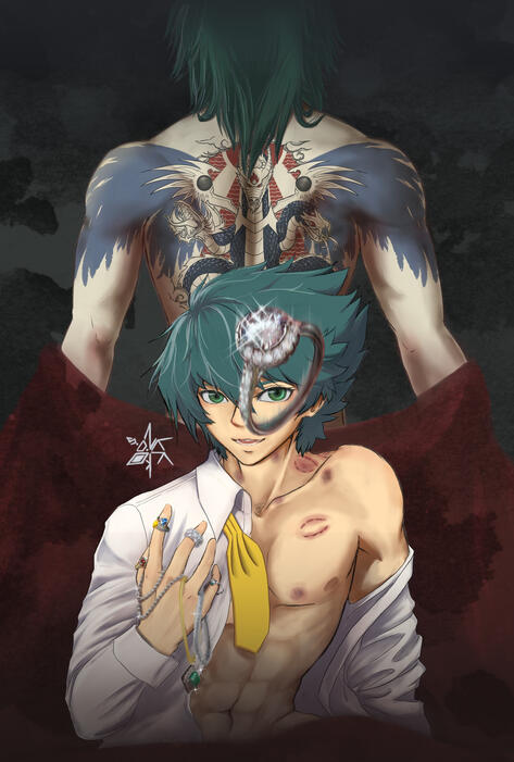 Half Body, Full Render, Complicated Accessories/BG